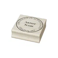 Customisable Certificate of Authenticity Stamp Zazzle