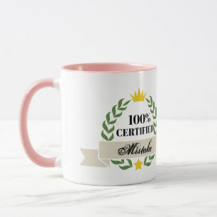 Customisable Certified Mistake Retro Banner Mug