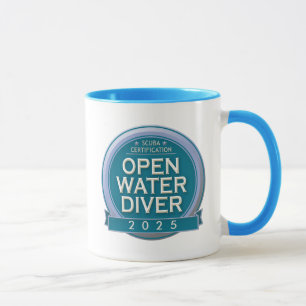 Customisable Certified Open Water Diver Mug