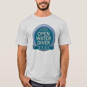 Customisable Certified Open Water Diver T-Shirt