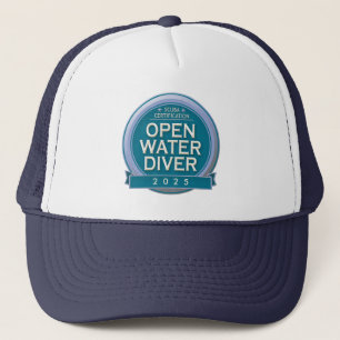 Customisable Certified Open Water Diver Trucker Hat