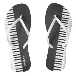 Customisable Chalkboard Keyboard Flip Flops