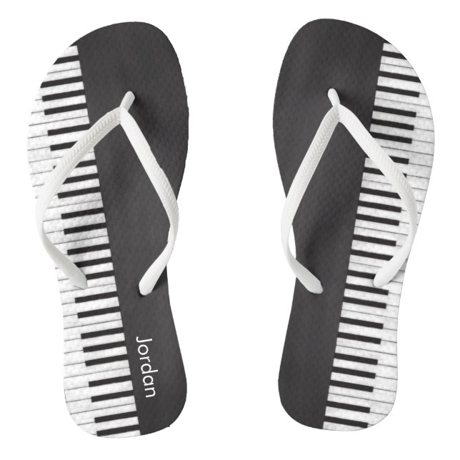 Customisable Chalkboard Keyboard Flip Flops (Footbed)