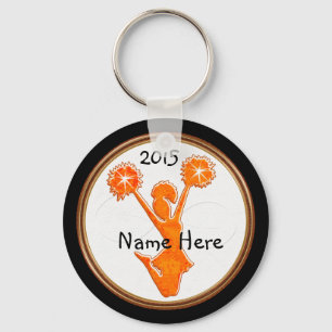 Customisable Cheer Party Favours Your Colours, Tex Key Ring