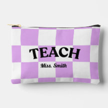 Customisable Chequered Teach Pouch