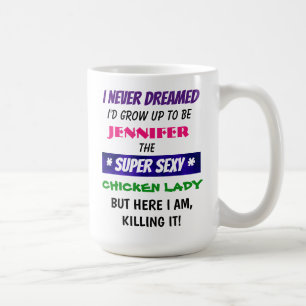 Customisable Chicken Lady - 15 oz. Mug
