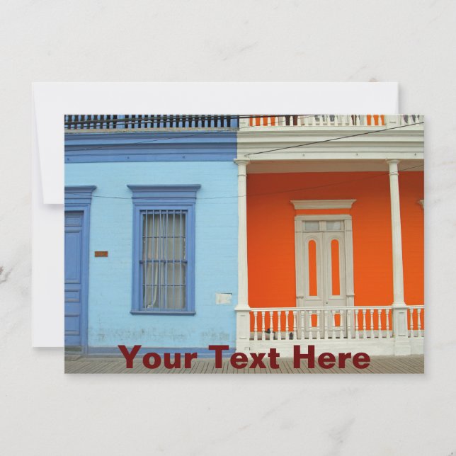 Customisable Chile card (Front)