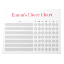 Customisable Chore Chart