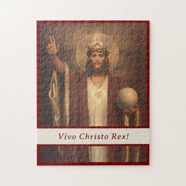 Customisable Christ the King Jigsaw Puzzle (Vertical)