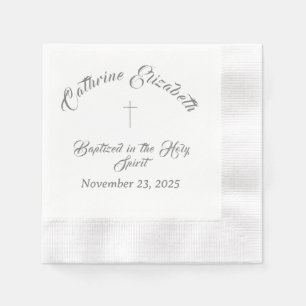 Customisable Christening/Baptism Napkin