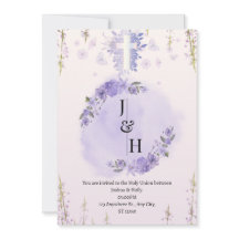 Customisable Christian Wedding Invitation 