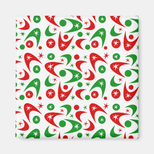 Customisable Christmas Boomerangs Magnet