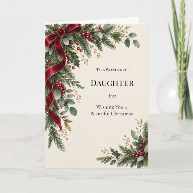 Customisable Christmas card (Front)