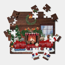 Customisable Christmas Family Portrait Gift