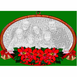 Customisable Christmas Frame Ornament Photo Sculpture Decoration