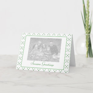 Customisable Christmas/Hanukkah Photo - Customised Holiday Card