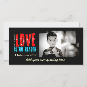 Customisable Christmas/Holiday Photo Greeting Card