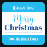 Customisable Christmas Label HM001_22sqv1<br><div class="desc">Merry Christmas - or change the wording to the year or whatever you'd like. You can edit all type if you'd need. Check out more shapes and sizes (I can make anything you'd like) on my website: www.DavetDesigns.com</div>