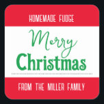 Customisable Christmas Label HM001_22sqv3<br><div class="desc">Merry Christmas - or change the wording to the year or whatever you'd like. You can edit all type if you'd need. Check out more shapes and sizes (I can make anything you'd like) on my website: www.DavetDesigns.com</div>