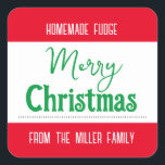 Customisable Christmas Label HM001_22sqv3<br><div class="desc">Merry Christmas - or change the wording to the year or whatever you'd like. You can edit all type if you'd need. Check out more shapes and sizes (I can make anything you'd like) on my website: www.DavetDesigns.com</div>