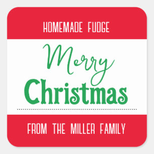 Customisable Christmas Label HM001_22sqv3