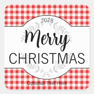 Customisable Christmas Label HM003_03sqv1