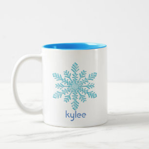 Customisable Christmas Mug, Holiday Cheer Two-Tone Coffee Mug