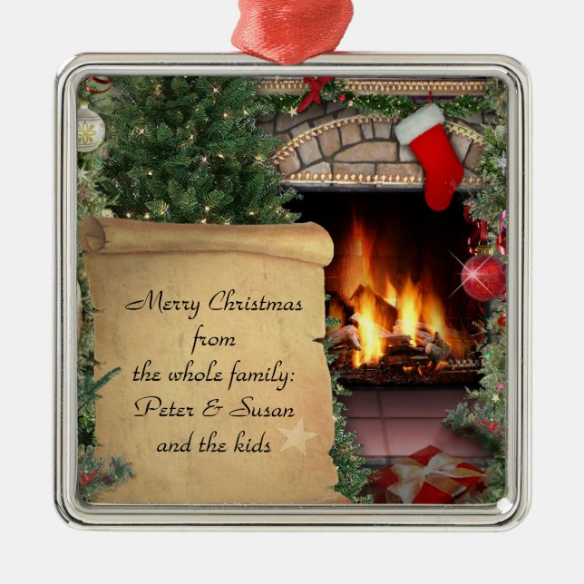 Customisable Christmas Ornament (Front)