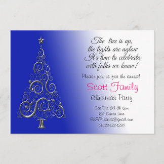 Customisable Christmas Party Invitation