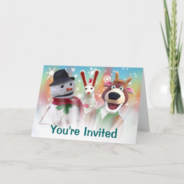 Customisable Christmas Party Invitation (Front)