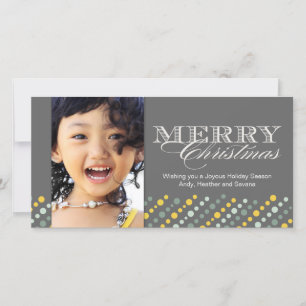Customisable Christmas Photo Card