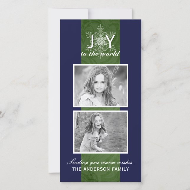 Customisable Christmas Photo Cards (Front)