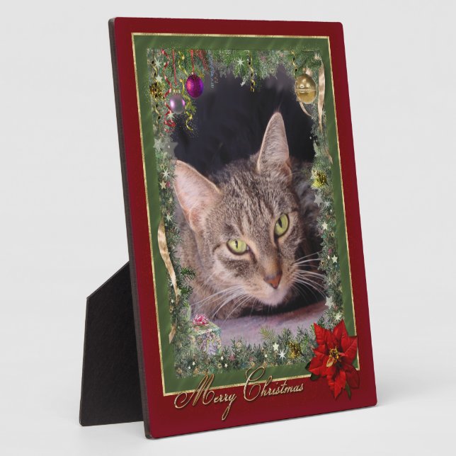 Customisable Christmas Photo Plaque (Side)