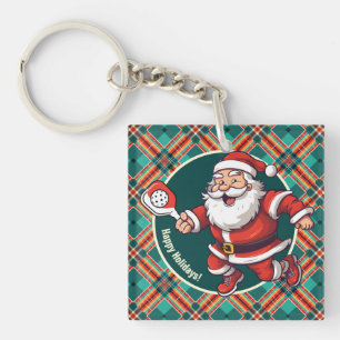 Customisable 🎅Christmas pickleball Key Ring