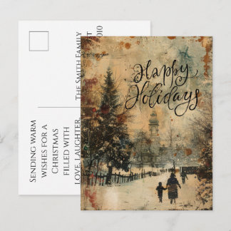 Customisable Christmas Postcards, Budget-Friendly Holiday Postcard