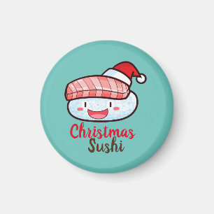Customisable Christmas Sushi Magnet