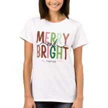 Customisable Christmas Themed Fun T-shirt
