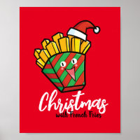 Customisable Christmas with french fries