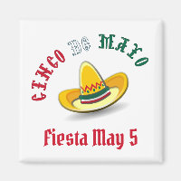 Customisable Cinco de Mayo May 5 Fiesta