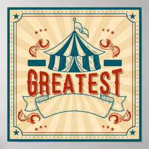 Customisable Circus Poster