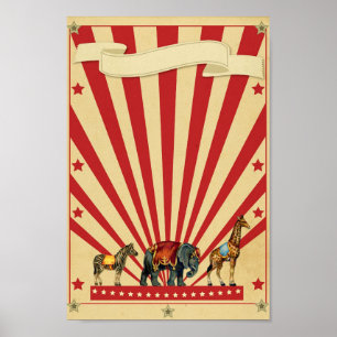 Customisable Circus Poster