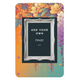 Customisable Citrus Sunset Wisteria Magnet