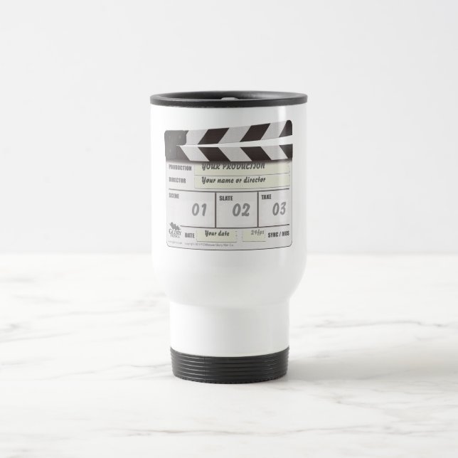 Customisable Clapperboard Location Mug (Center)