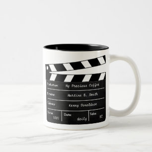 Customisable Clapperboard Mug 