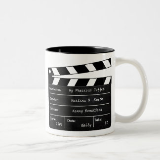 Customisable Clapperboard Mug