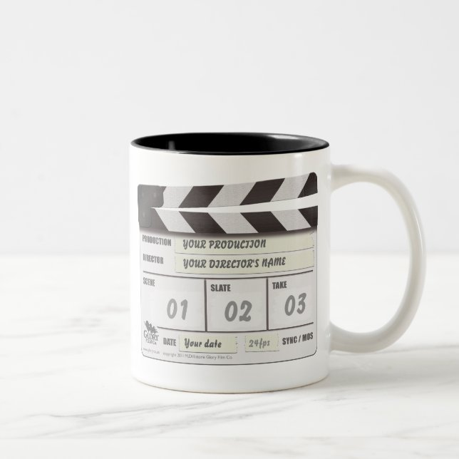 Customisable Clapperboard Mug (Right)