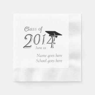 Customisable Class of 2014 Graduation Napkin