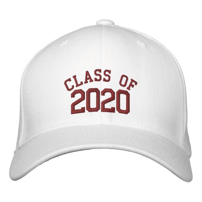 Customisable Class of w/ Name Embroidered Hat (Front)