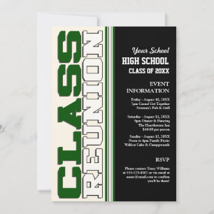 Customisable Class Reunion Invitation