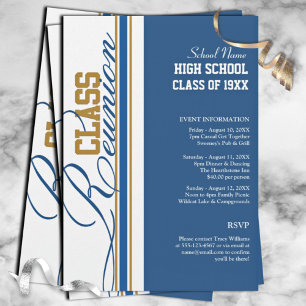 Customisable Class Reunion Invitations